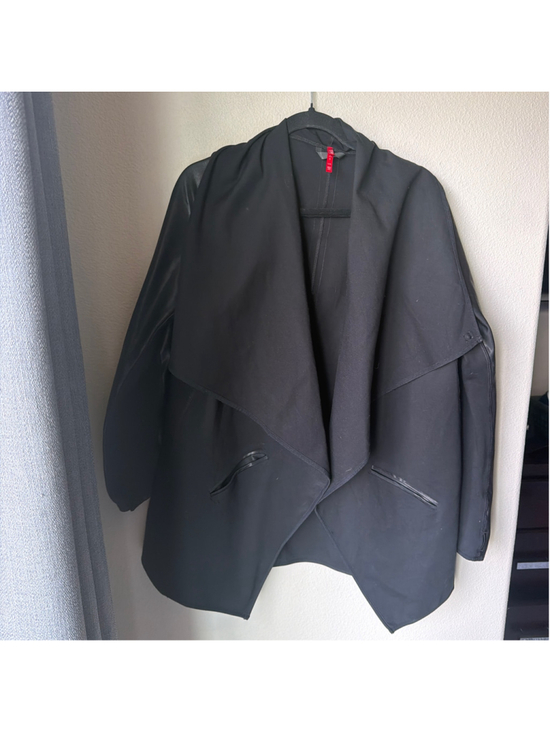 Spanx Jackets & Blazers - Women's Spanx Black Waterfall Jacket Size L